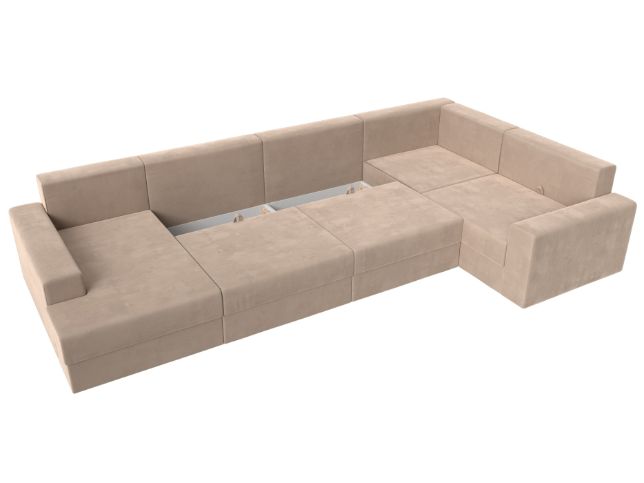 Офисные диваны, П-образный диван Майами левый угол, Велюр