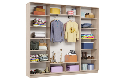 Шкаф-купе Премьер 61 (16;16;16) трёхдверный