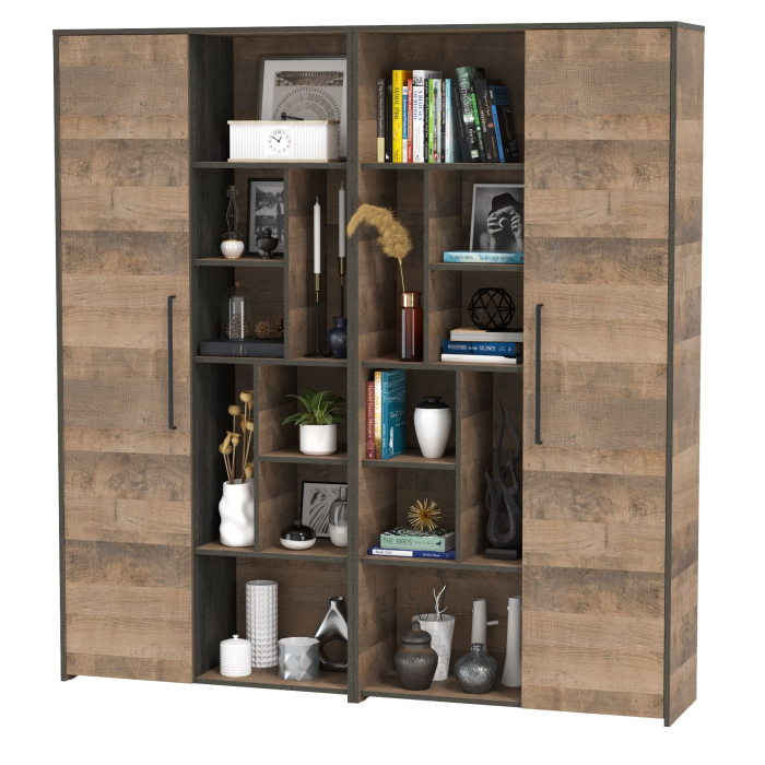 Стенки для гостиной, Два шкафа-стеллажа для гостиной Трувор