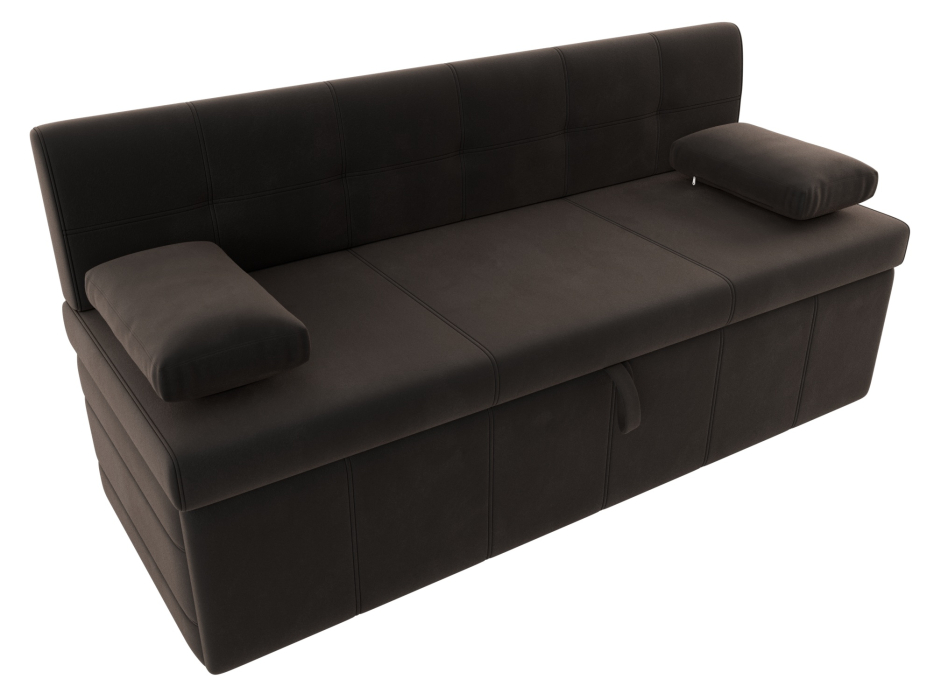 Диваны прямые кухонные, Кухонный прямой диван Лео, велюр