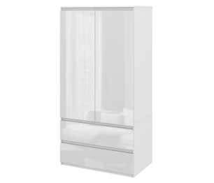 Шкаф 2-х дверный с ящиками, 90 см Люкс