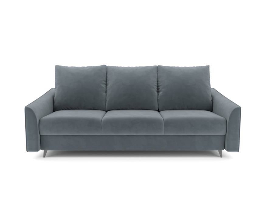 Диваны кровати со спальным местом, Диван прямой тик-так Уэльс (Велюр)