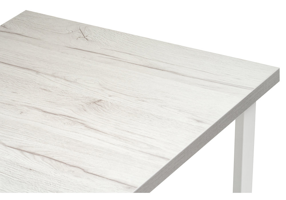 Обеденные столы, Стол деревянный Лота Лофт 120 25 мм (белый матовый)
