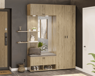 Модульная прихожая Стелла композиция 2