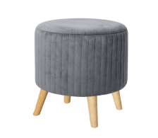 Пуф в прихожую, А-1 Пуф круглый стеганный (на ножках)