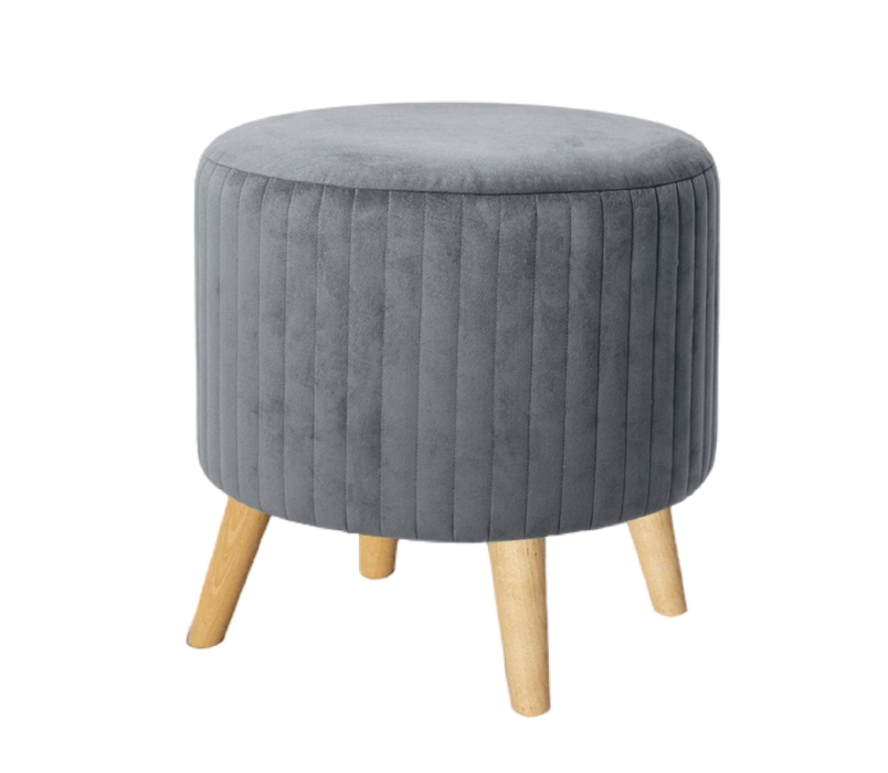 Пуф в прихожую, А-1 Пуф круглый стеганный (на ножках)