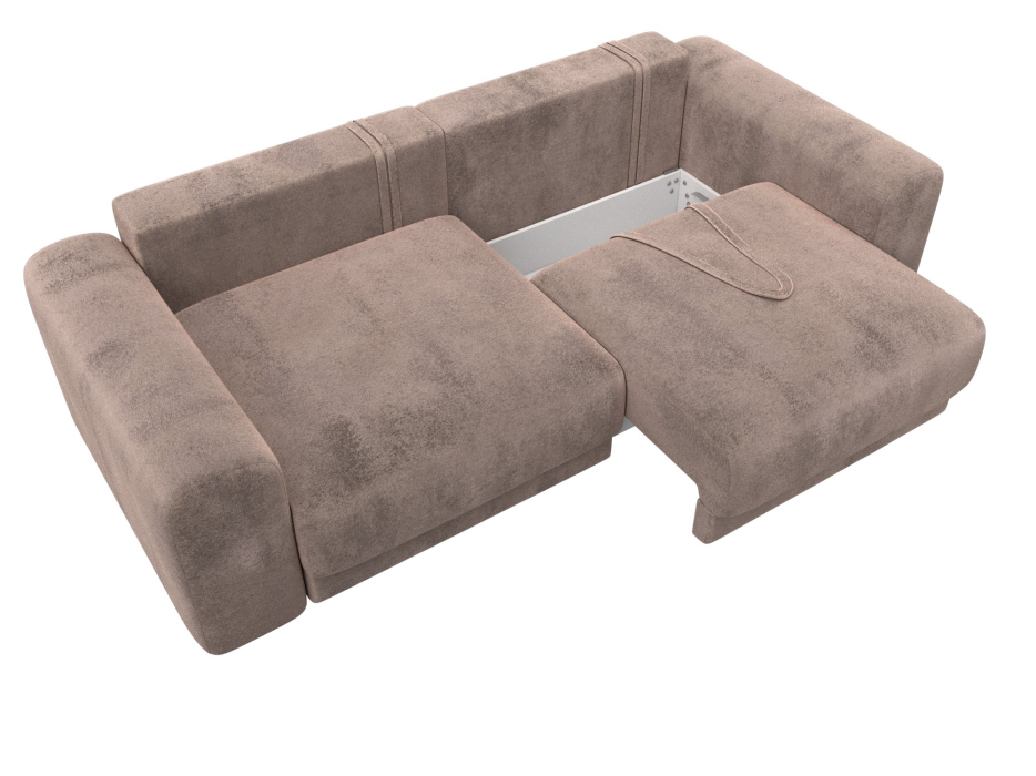 Диваны еврокнижки, Диван прямой Лига-056 НПБ, велюр TOWER