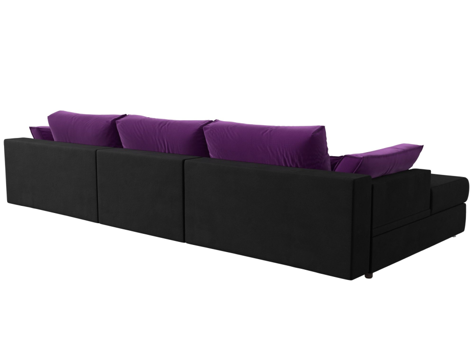 Диваны угловые в гостиную, Угловой диван Пекин Long угол левый, НПБ, микровельвет