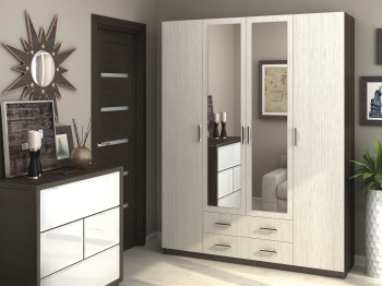 Шкаф Квадро 4-х створчатый