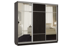 Шкафы-купе 3-х дверные, Шкаф-купе Премьер Лайт 60 (11;08;11) трехдверный