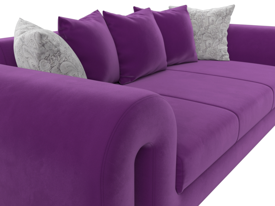 Диваны прямые кухонные, Диван прямой Волна, микровельвет