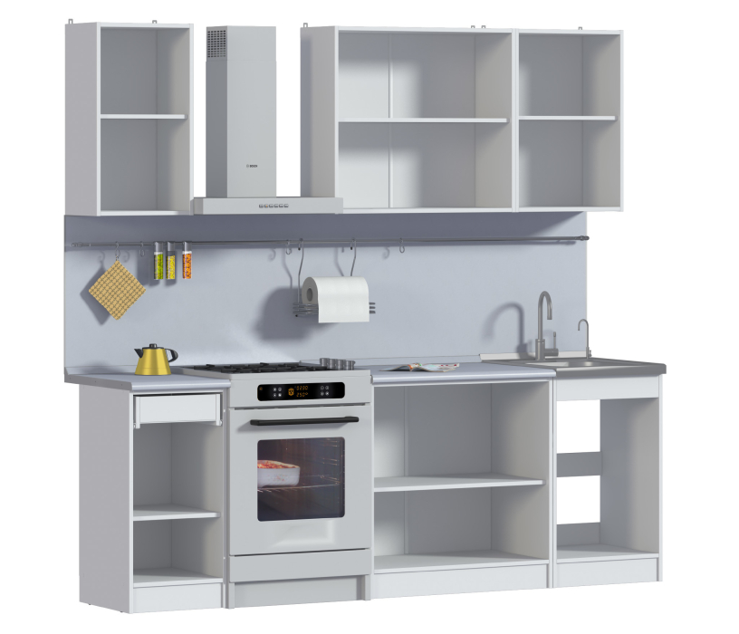 Кухонные гарнитуры, Катя Кухня Дуб Шеффилд