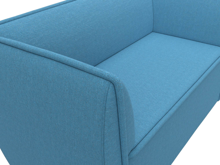 Диваны прямые кухонные, Диван кухонный прямой Бергамо 2-х местный, рогожка Амур