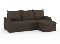 Диваны угловые в гостиную, Диван-кровать угловой Мини Люкс трехсекционная еврокнижка, велюр