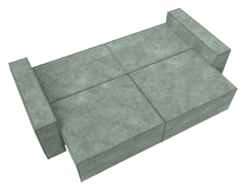 Диван прямой Куба, велюр BRUT