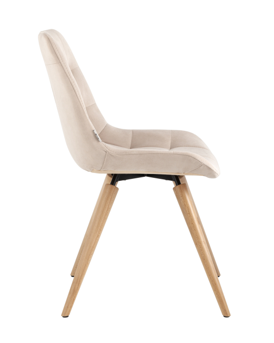 Стулья, Стул Флекс на деревянных ножках, Велюр