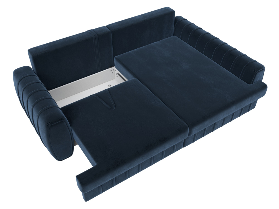 Диваны угловые в гостиную, Диван угловой Лига-057 НПБ угол правый, велюр TOWER