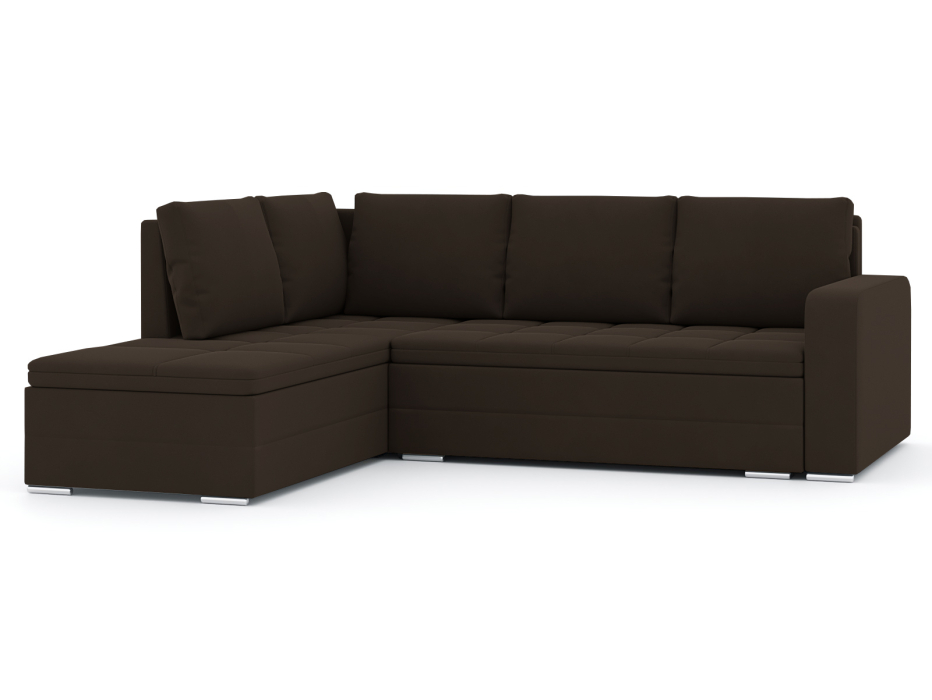 Диваны угловые в гостиную, Диван-кровать угловой еврокнижка Бромен, рогожка