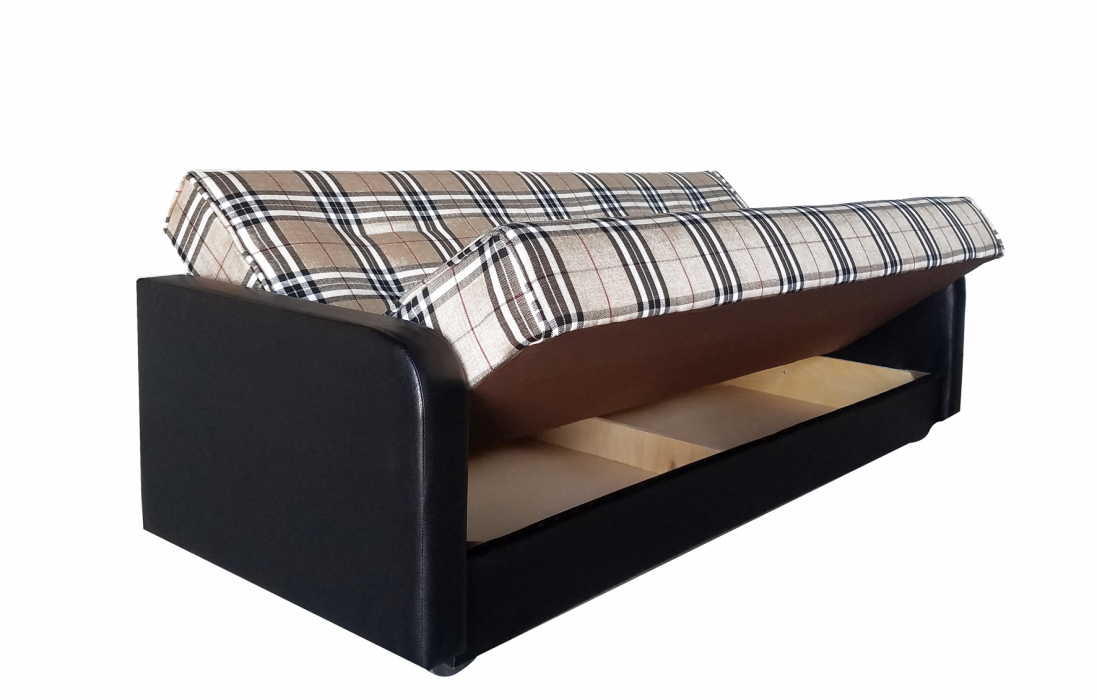 Диваны прямые, Диван-кровать книжка, Кантри 140, рогожка/экокожа