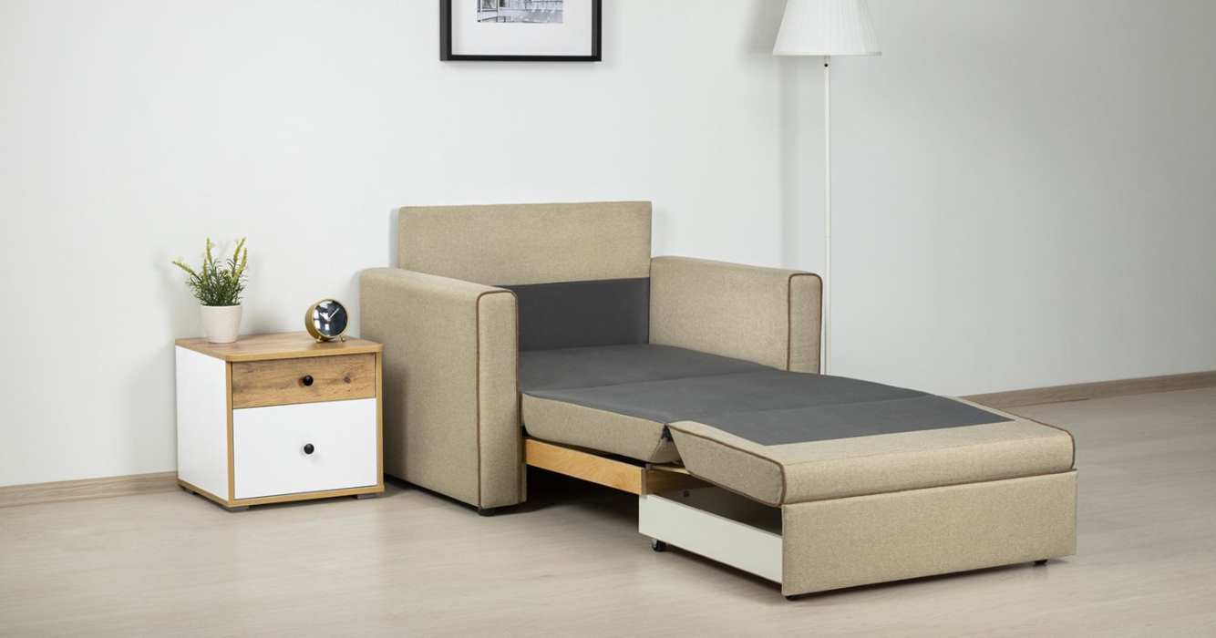 Диваны с ящиком для белья, Диван-кровать Найс (85)