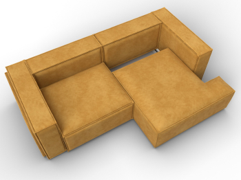 Диван угловой Лига-061 угол правый, велюр BRUT