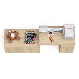 Тумба Мори МА900-1 и стол компьютерный Мори МС-1 правый