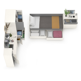 Лучший набор мебели для молодёжной комнаты Торонто № 27