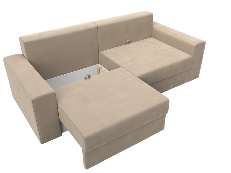 Диваны выкатные, Диван прямой Майами, велюр