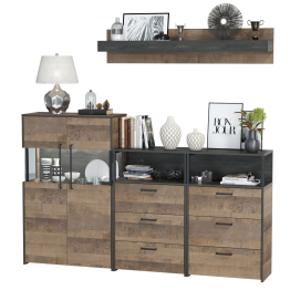 Набор мебели в гостиную с подсветкой серии Трувор № 9