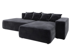 Диваны угловые в гостиную, Диван угловой Лига-065 угол правый, велюр TOWER