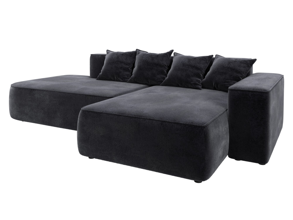 Диваны угловые в гостиную, Диван угловой Лига-065 угол правый, велюр TOWER