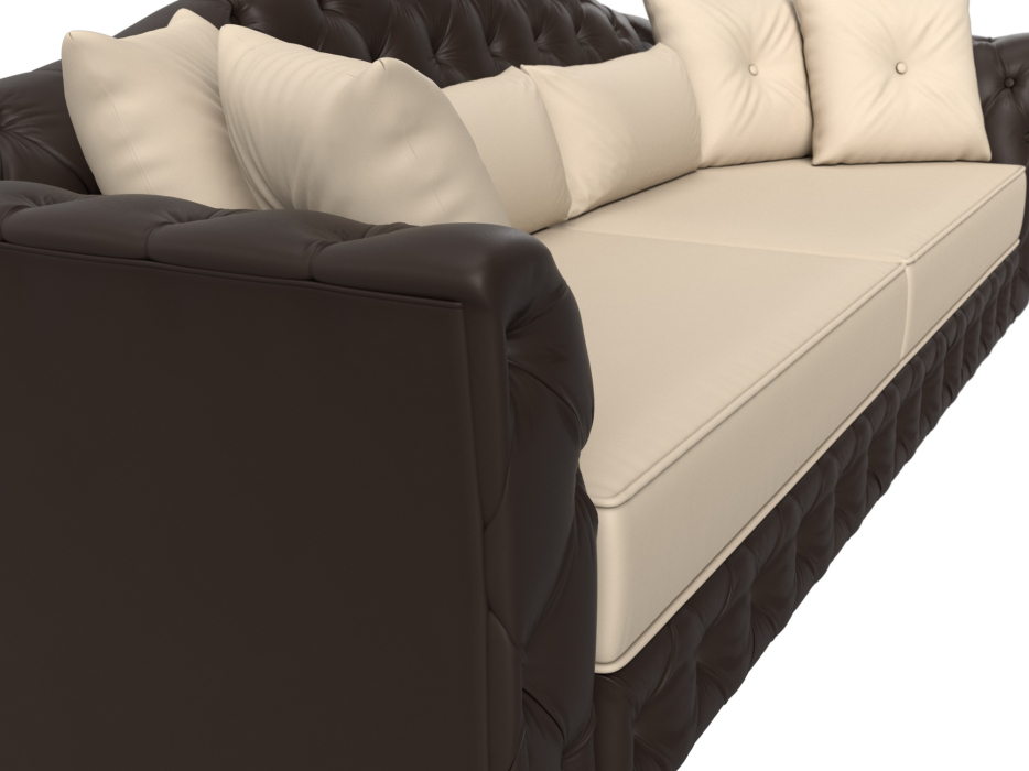 Диваны кровати со спальным местом, Прямой диван Артис, экокожа