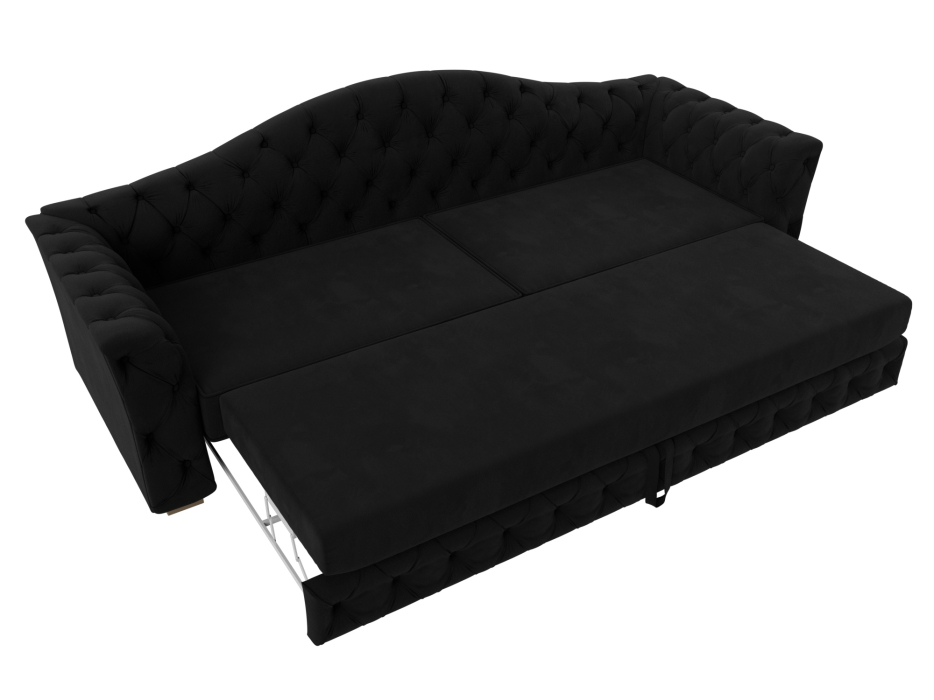 Диваны кровати со спальным местом, Прямой диван Артис, микровельвет