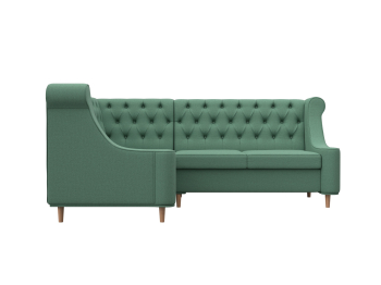 Диван кухонный угловой Бронкс левый угол, рогожка Амур