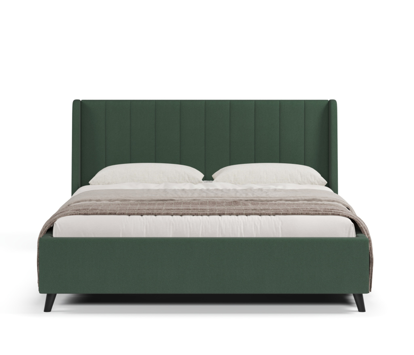 Мягкая кровать, Кровать Милла 160, велюр