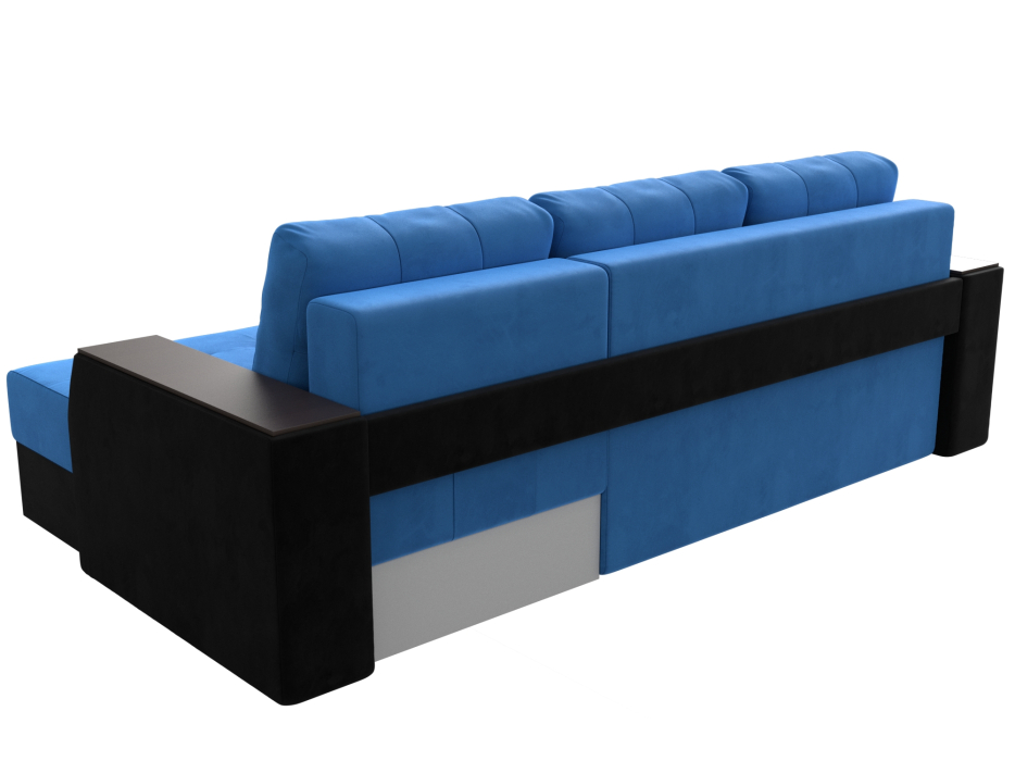 Диваны угловые в гостиную, Угловой диван Эмир БС правый угол, велюр