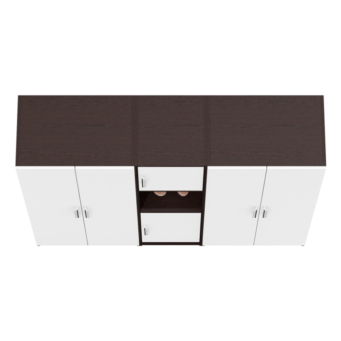 Шкафы двухстворчатые, Стенка из мебельных шкафов СК-9