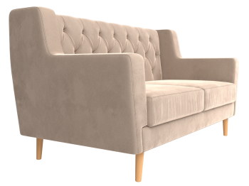 Прямой диван Брайтон 2 Люкс, велюр