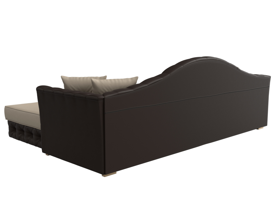 Диваны угловые в гостиную, Диван угловой Артис правый угол, экокожа