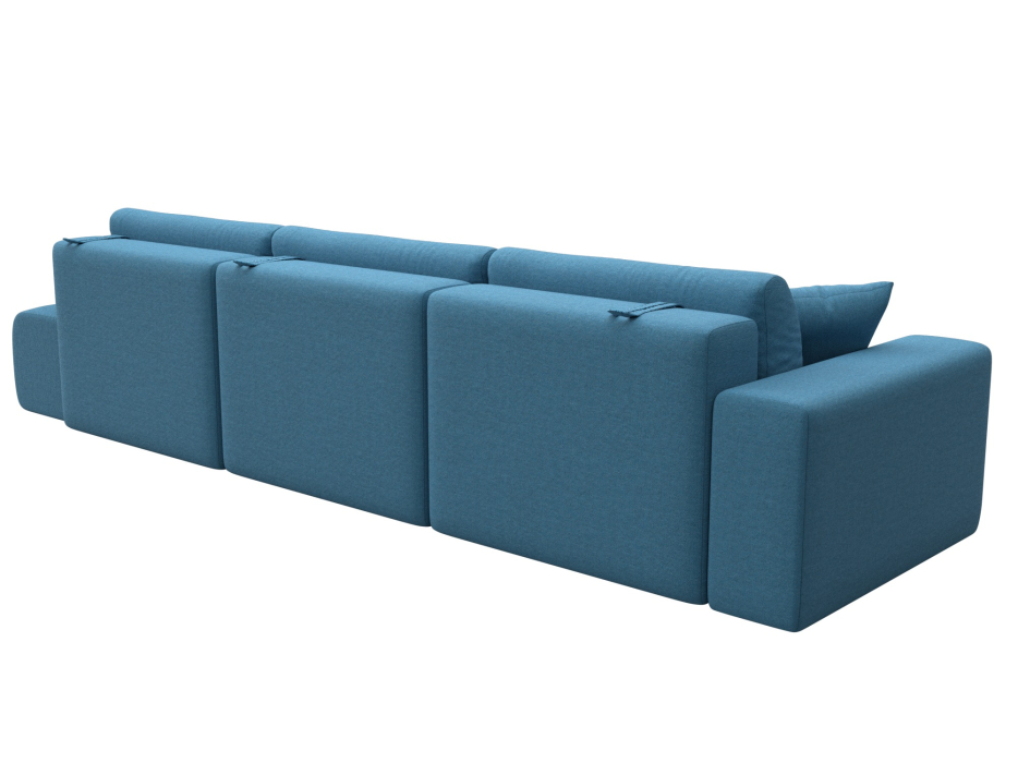 Диваны еврокнижки, Диван прямой Лига-036 НПБ Модерн Лонг подлокотник слева, рогожка Амур