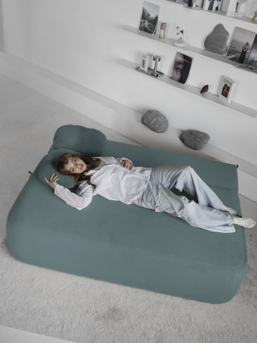 Дизайнерские диваны, Бескаркасный диван Бабл, велюр