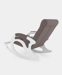 Кресло-качалка Тироль - БЕЛЫЕ ткань