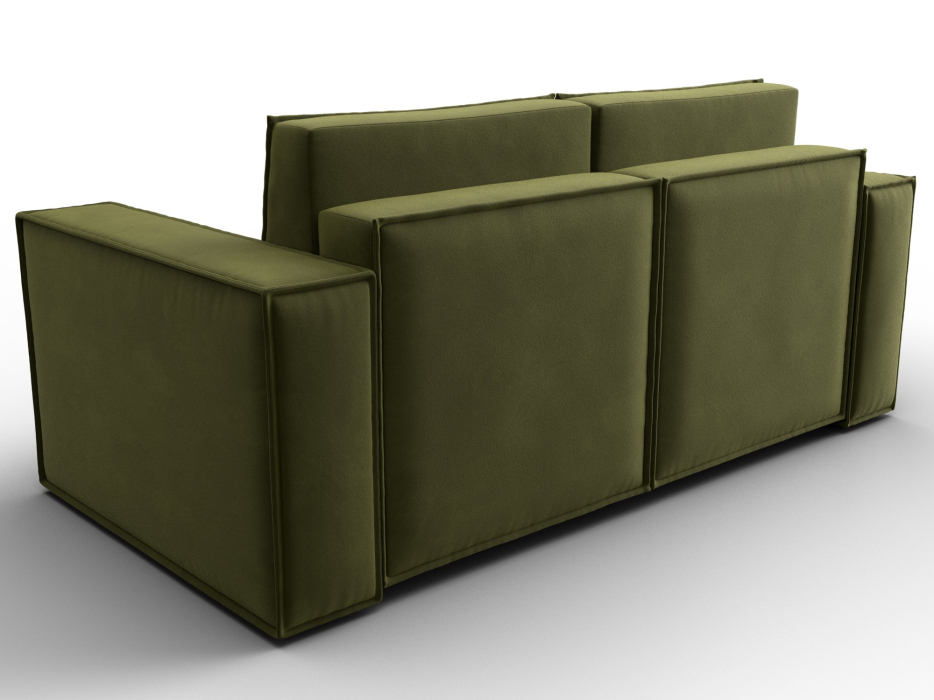 Диваны кровати со спальным местом, Диван прямой Куба мини, микровельвет