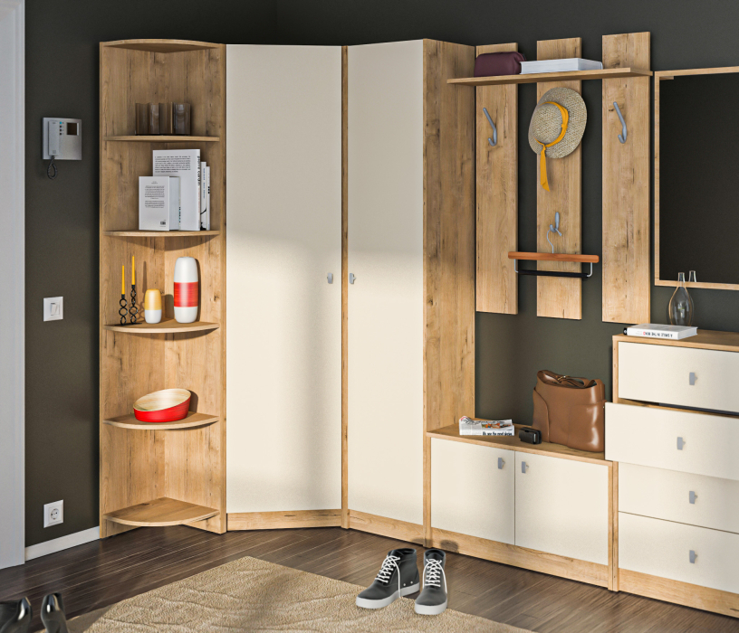 Шкафы в прихожую, Пенал Сидней СБ-2684