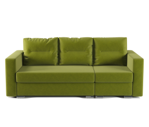 Угловой диван трансформер Рио правый с пуфиком