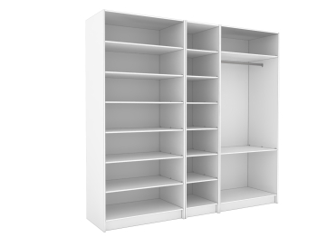 Открытая гардеробная Оскар (компл.16), 250 см