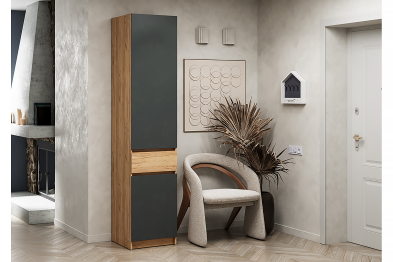 Шкаф Стоуби ШК-500 дуб крафт/графит