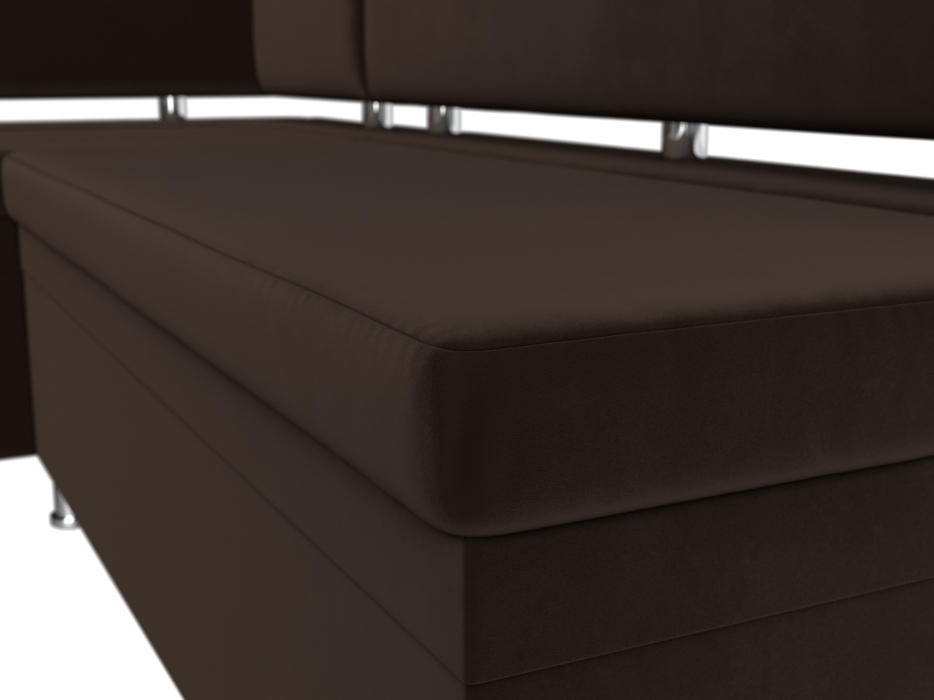 Кухонные уголки, Кухонный уголок Стайл левый угол, микровельвет