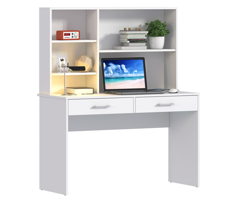 Прямые компьютерные столы, Стол Терра СБ-3213 Белый