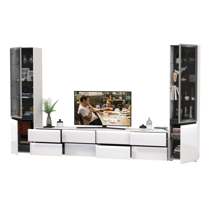 Стенки для гостиной, Сидней стенка для гостиной модульная № 130